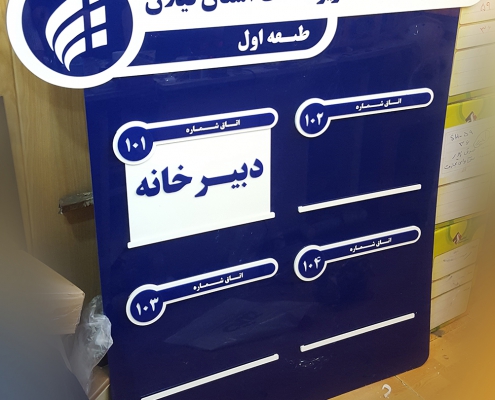تابلو راهنمای طبقات